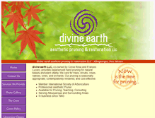 Tablet Screenshot of divineearthnm.com